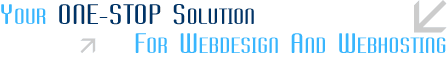 Your one-stop solution for webdesign and webhosting